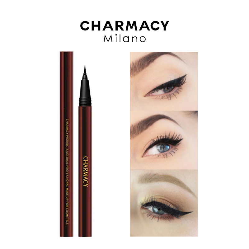 Waterproof Liquid Eyeliner Pen - CHARMACY Waterproof Eyeliner Pencil Ultra-slim Soft
