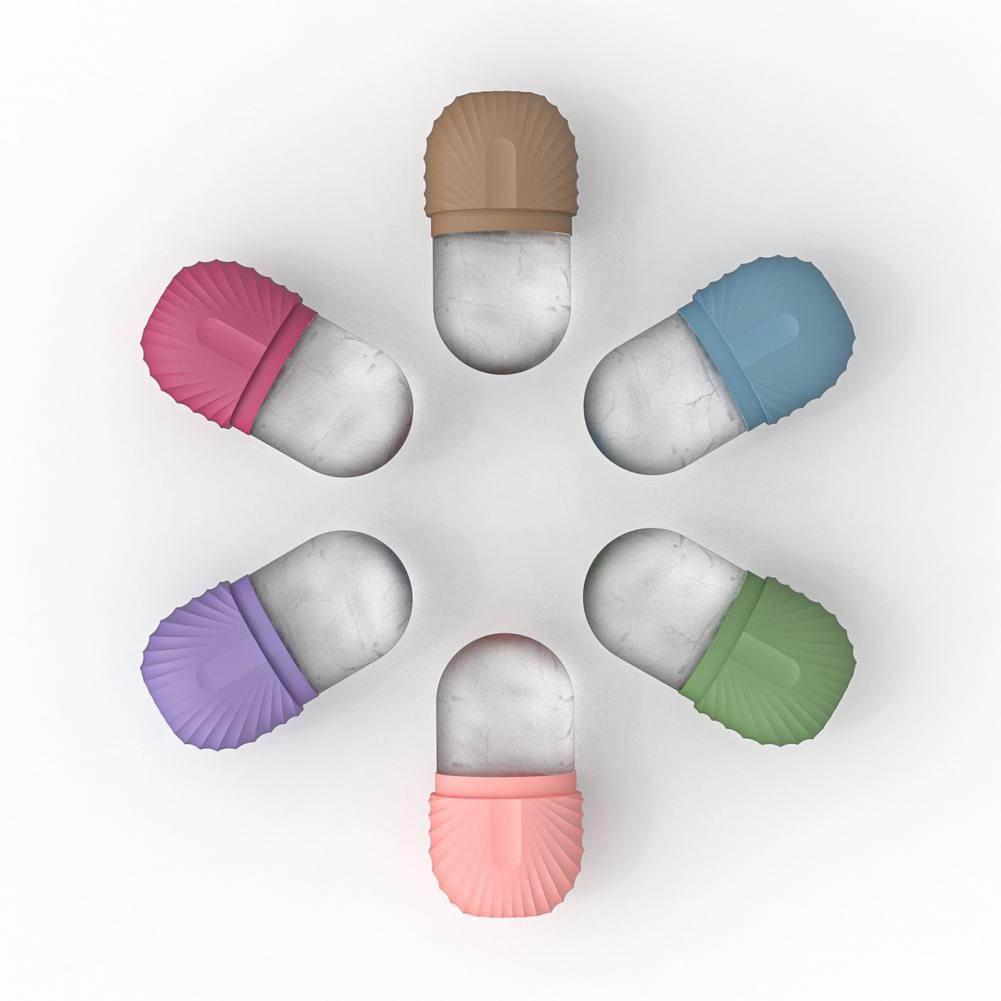 Face Ice Roller Puffiness - Ice Roller for Skincare Silicone Ice