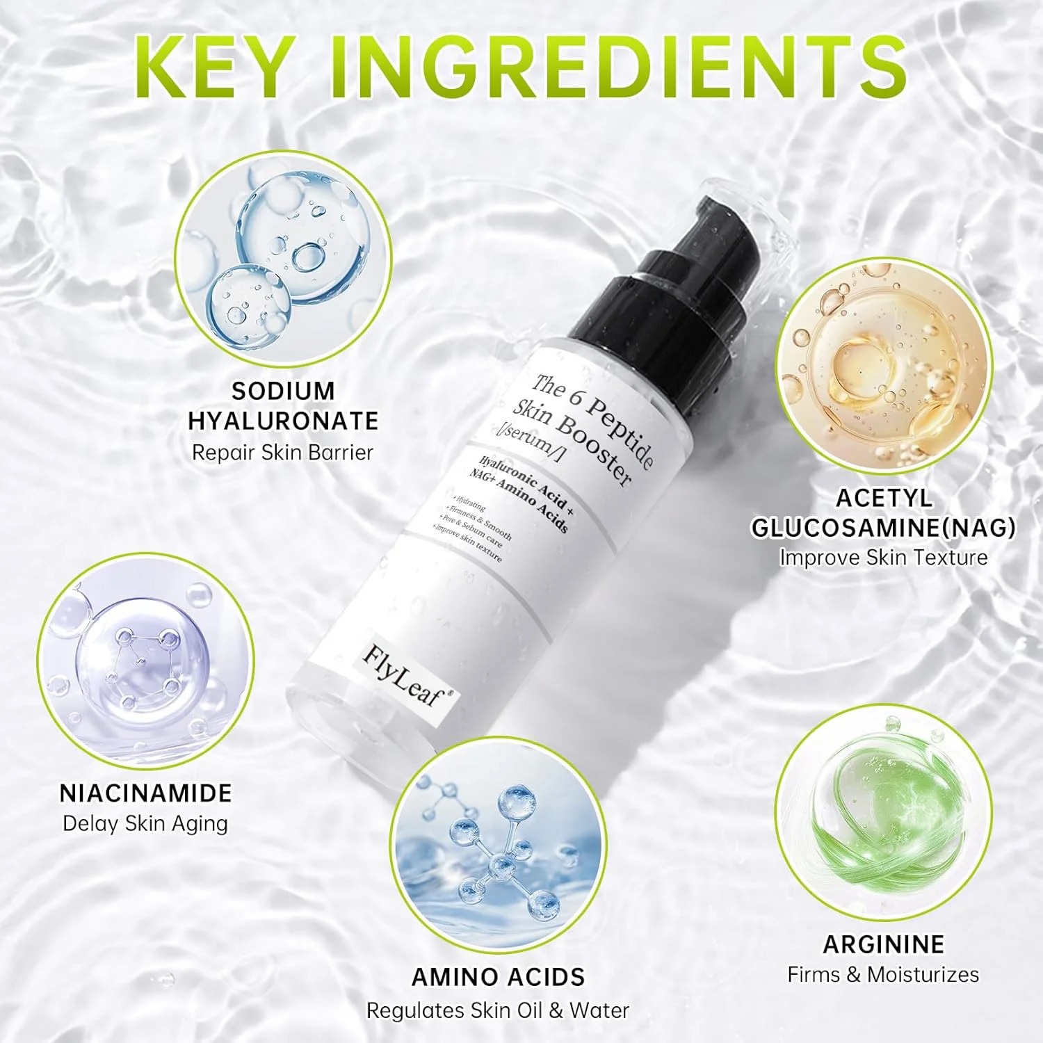 150ml Peptide Skin Booster Ton - Hyaluronic Acid Facial Serum review and price