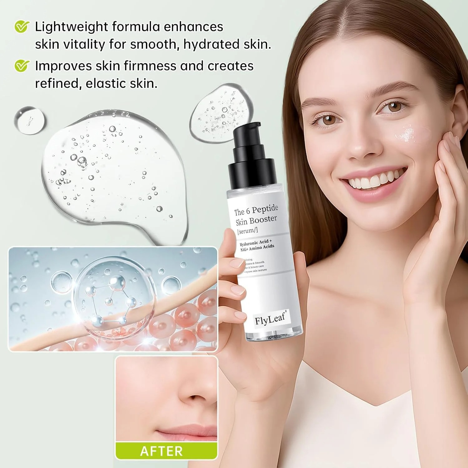 150ml Peptide Skin Booster Ton - Hyaluronic Acid Facial Serum review and price