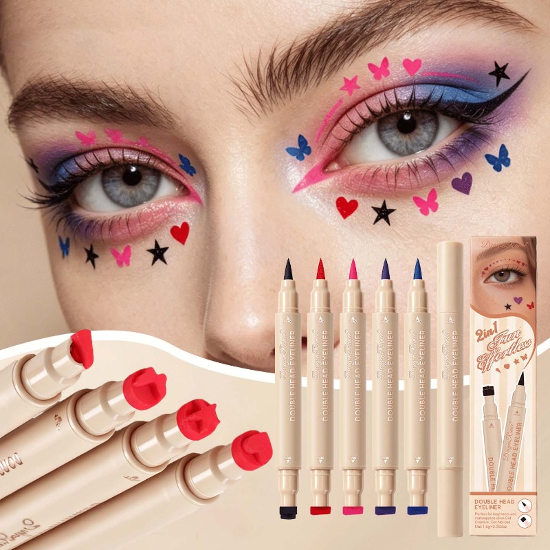 Double-Ended Stamp Eyeliner Co - Waterproof Liquid Eyeliner Pen review and price