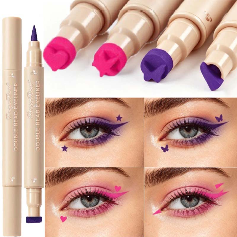 Double-Ended Stamp Eyeliner Co - Waterproof Liquid Eyeliner Pen review and price