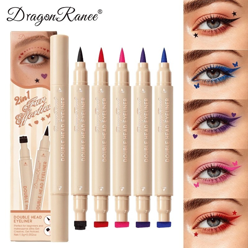 Double-Ended Stamp Eyeliner Co - Waterproof Liquid Eyeliner Pen review and price