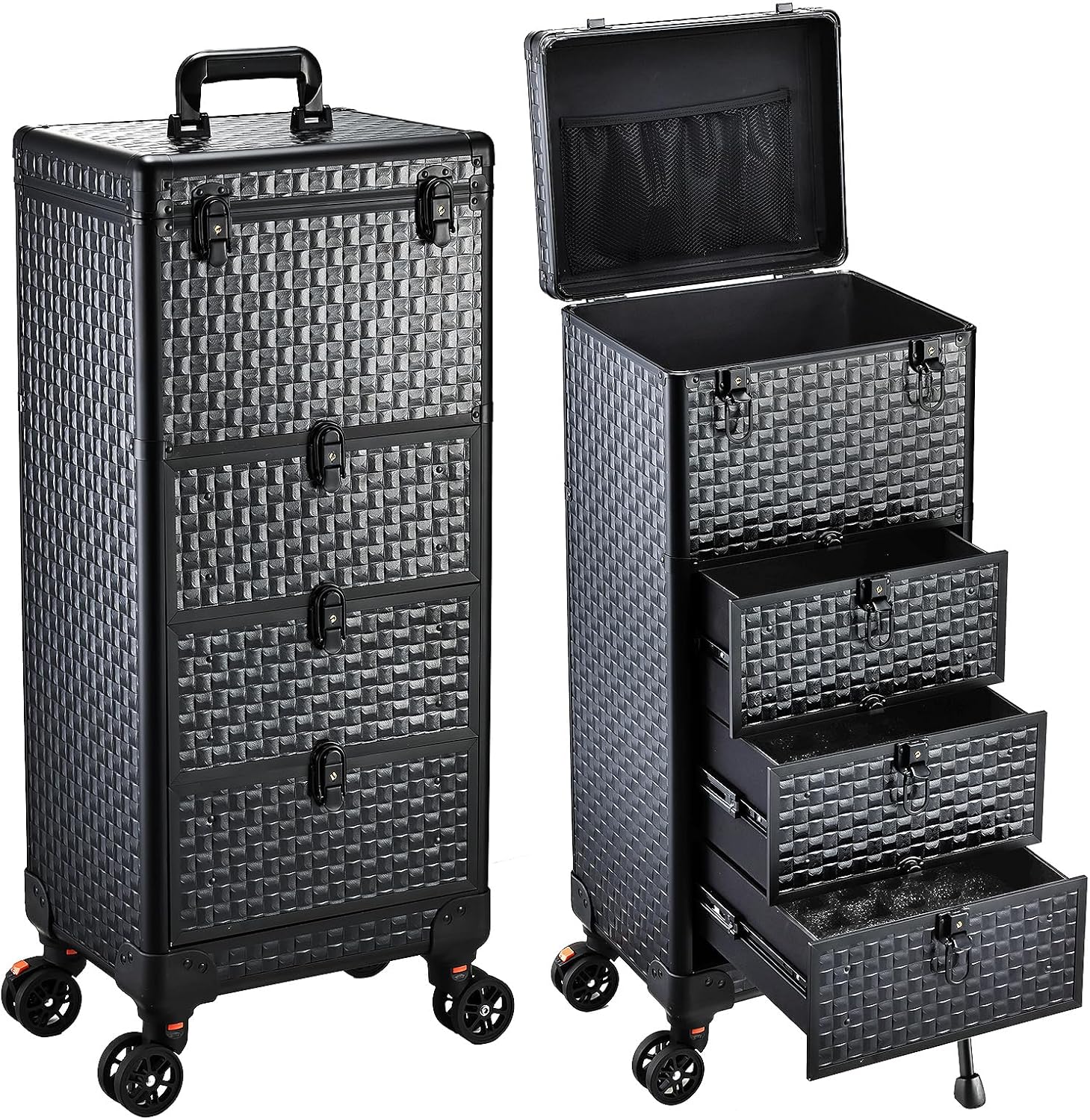Rolling Salon Cart with 3 Draw - Makeup review and price