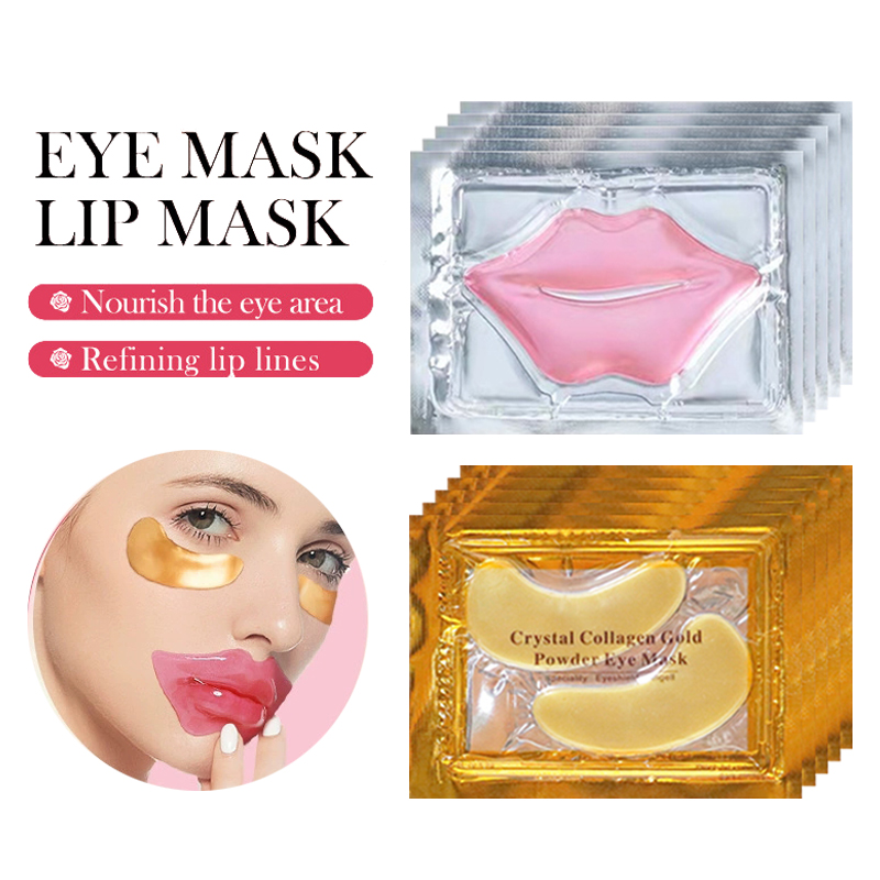 10/20pcs Golden Crystal Collag - Collagen Under Eye Patches review and price