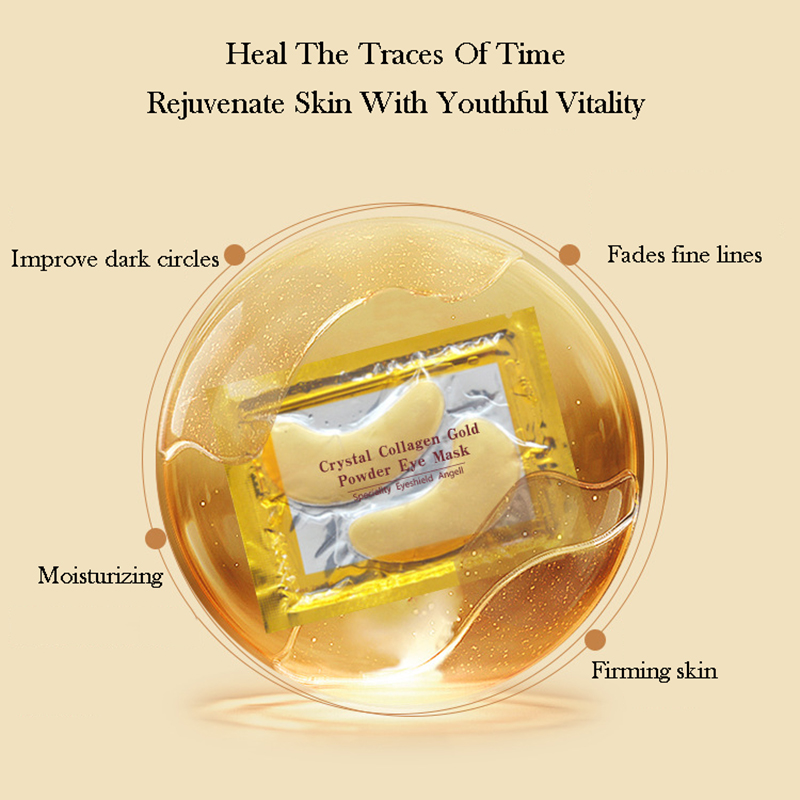 10/20pcs Golden Crystal Collag - Collagen Under Eye Patches review and price