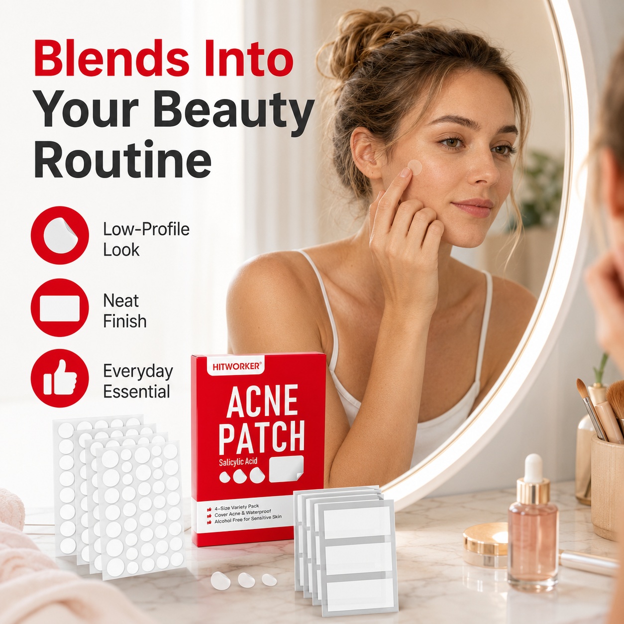 Hydrocolloid Acne Patches, 510 - Hydrocolloid Pimple Patch review and price