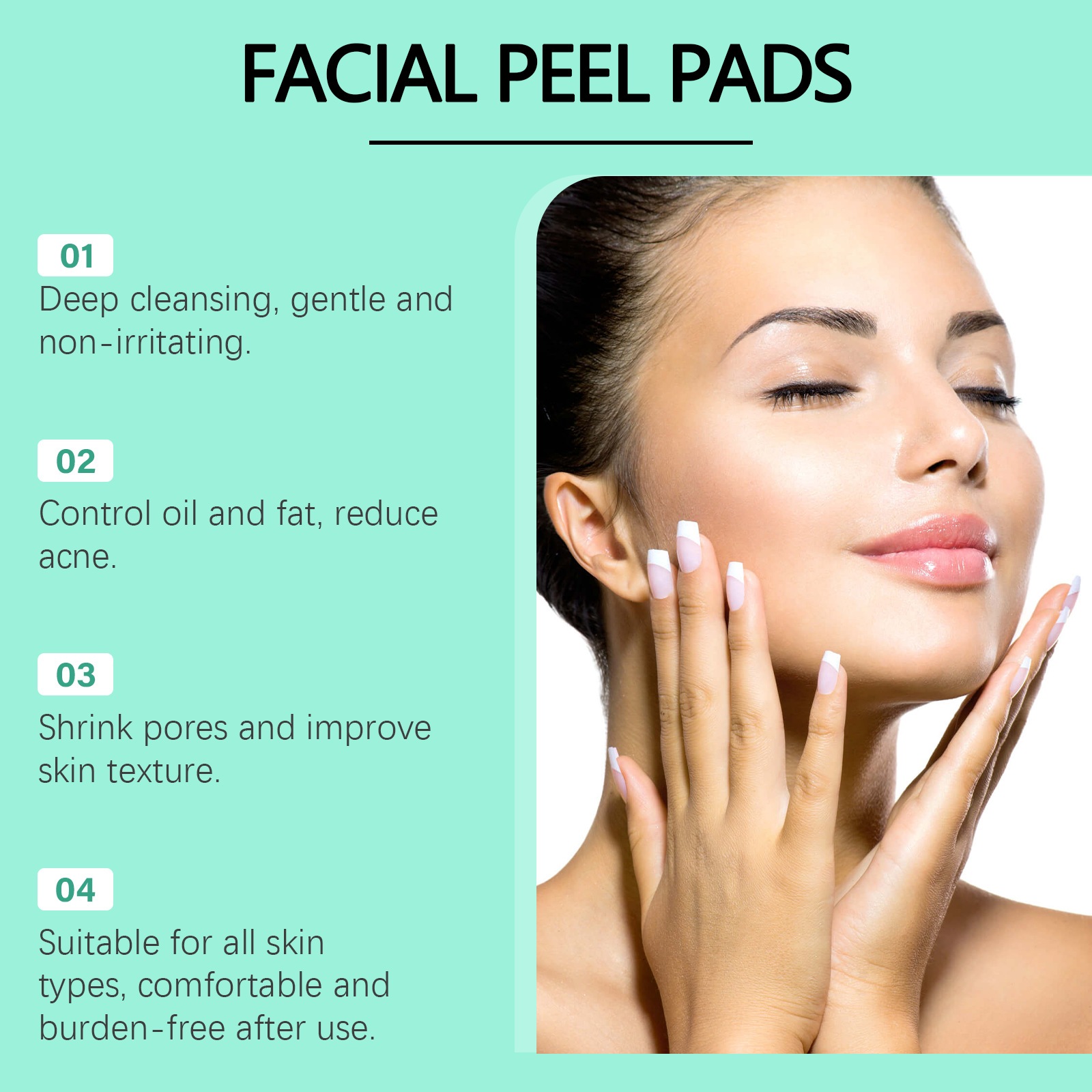 Glycolic Acid Cotton Pads Shri - Salicylic Acid Blackhead Remover review and price