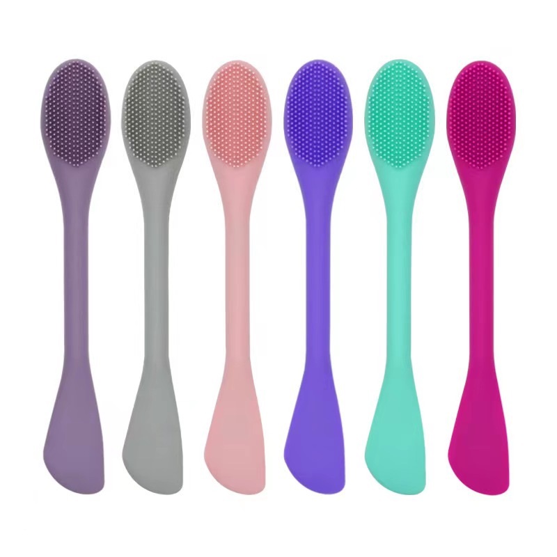 1PC Double Headed Silicone Fac - Silicone Face Scrubber Electric review and price