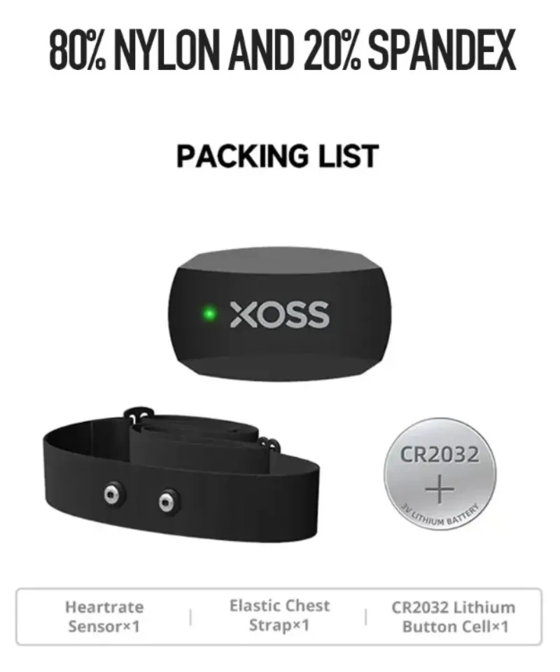 XOSS X2 Chest Strap Heart Sens - Health Monitors review and price
