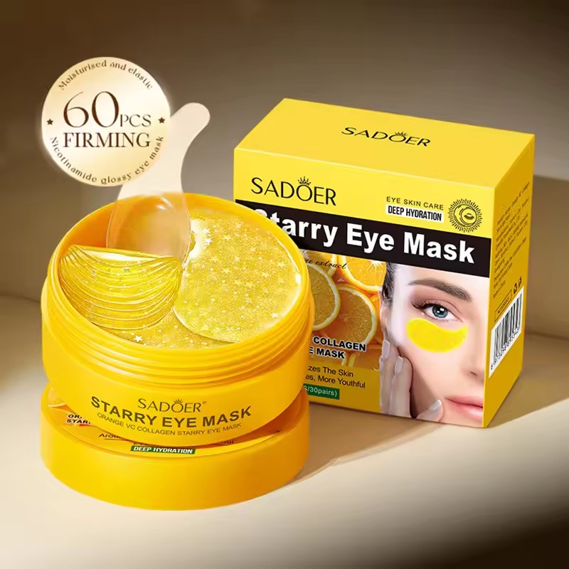 60pcs SADOER Vitamin C Crystal - Collagen Under Eye Patches review and price