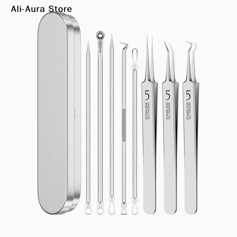 7/8Pcs Blackhead Remover Kit P - Skincare review and price