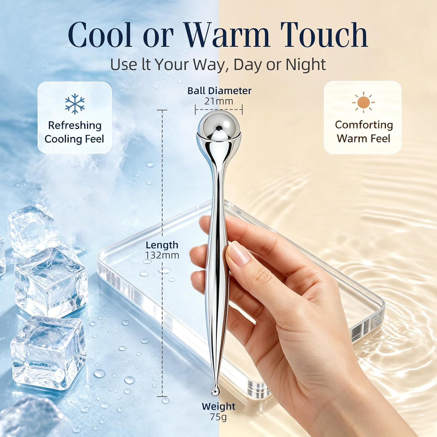 Metal Face Roller Massager Eye - Face Ice Roller Puffiness review and price
