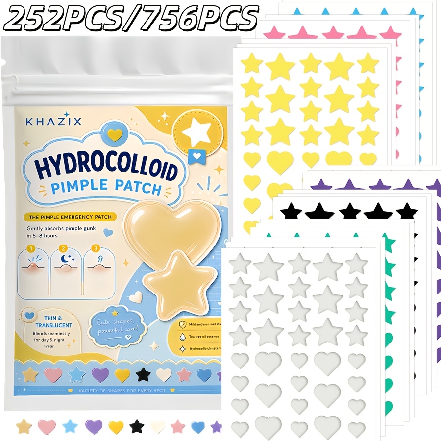 7 colors, 252 PCS/756 PCS. Sta - Hydrocolloid Pimple Patch review and price