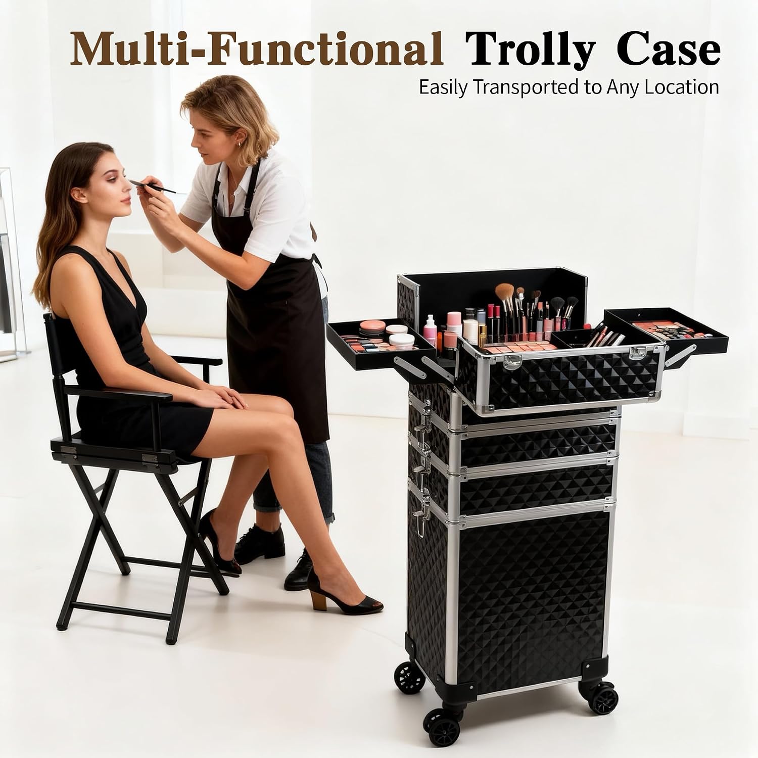 Rolling Makeup Train Case, Cos - Makeup review and price