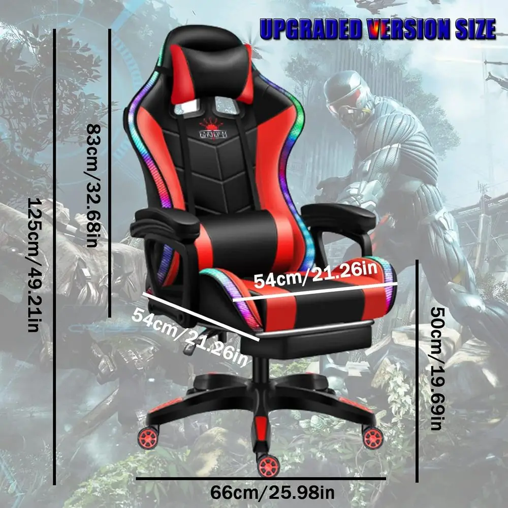 Ergonomic High-Back Gaming Cha - Massage review and price