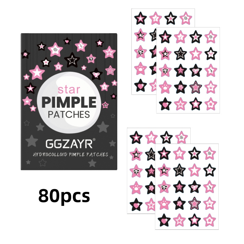 80/160pcs Star Acne Patch Set  - Skincare review and price