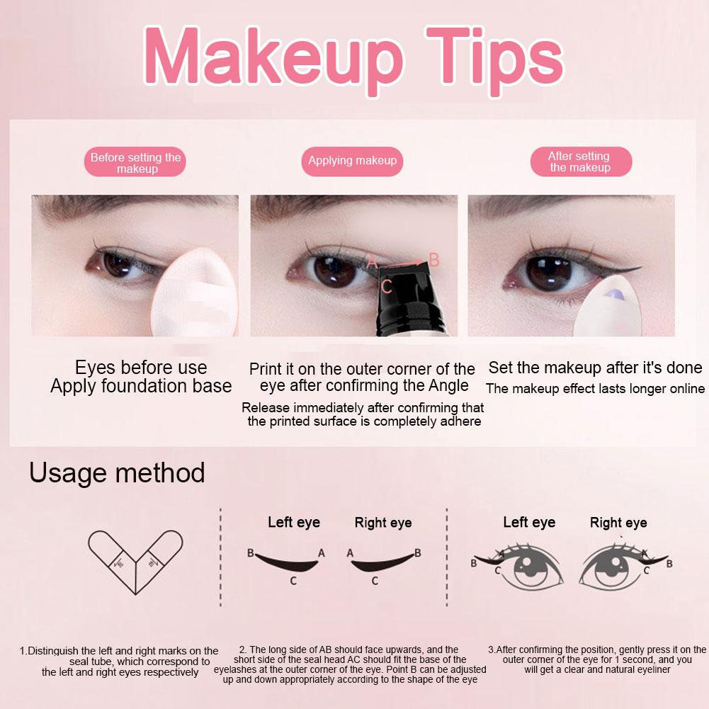 DIY Rotate Eyeliner Stamp Inte - Waterproof Liquid Eyeliner Pen review and price