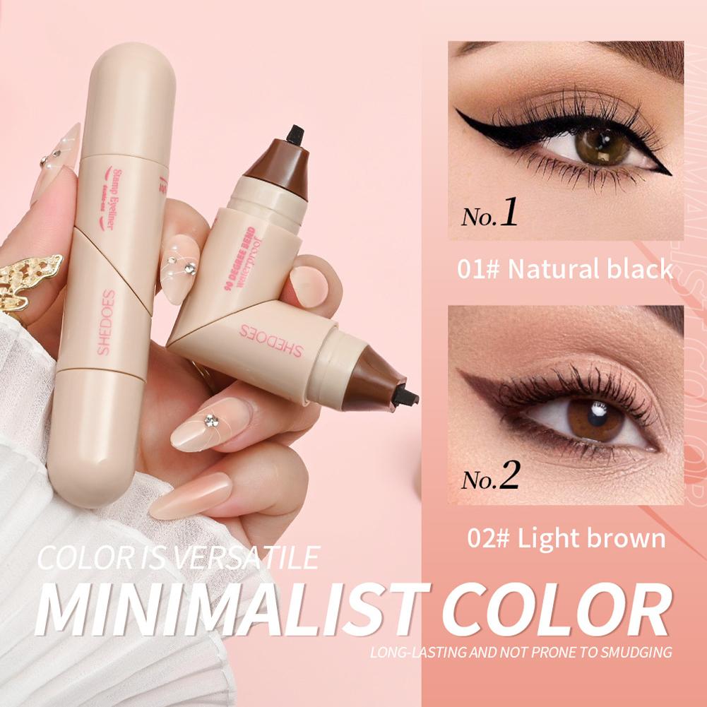 Rotate Eyeliner Stamp Pen Doub - Waterproof Liquid Eyeliner Pen review and price