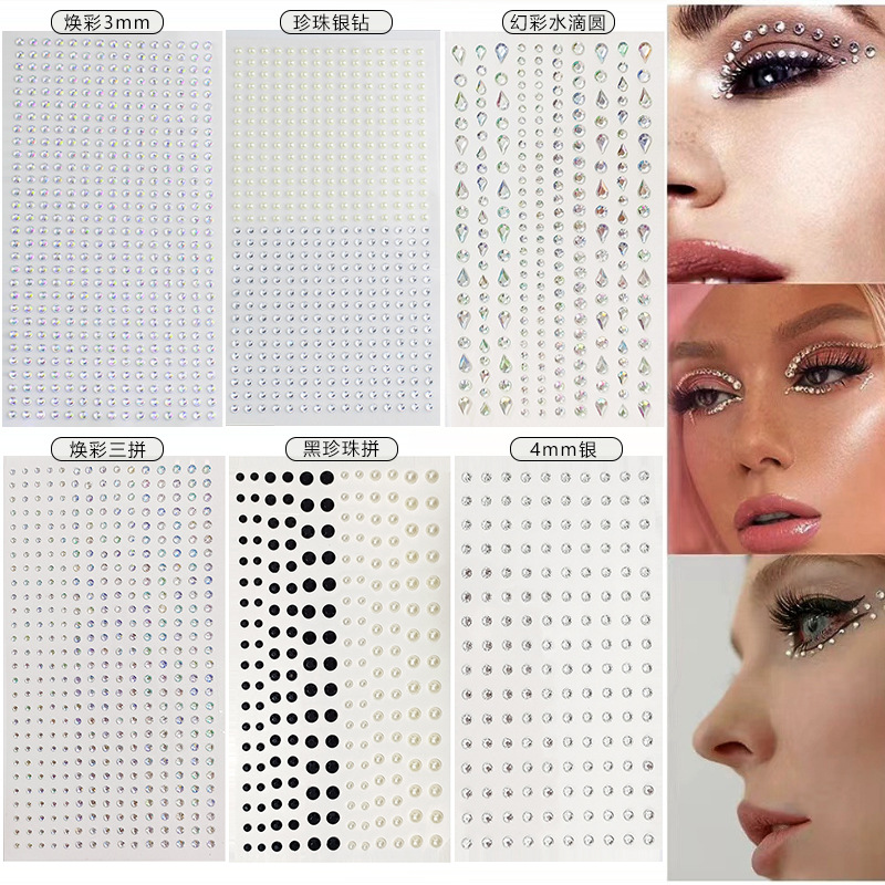 White Rhinestones 2mm 3mm 4mm  - Nail Art review and price