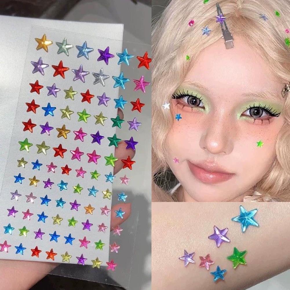 Self-Adhesive Face Rhinestones - Nail Art review and price