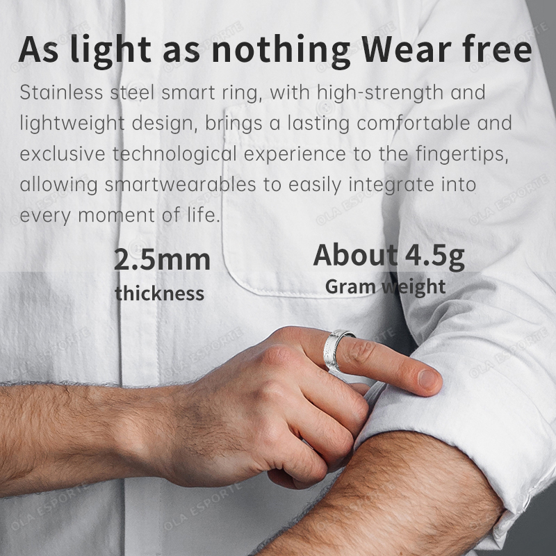 Stainless Steel Smart Ring Wat - Health Monitors review and price