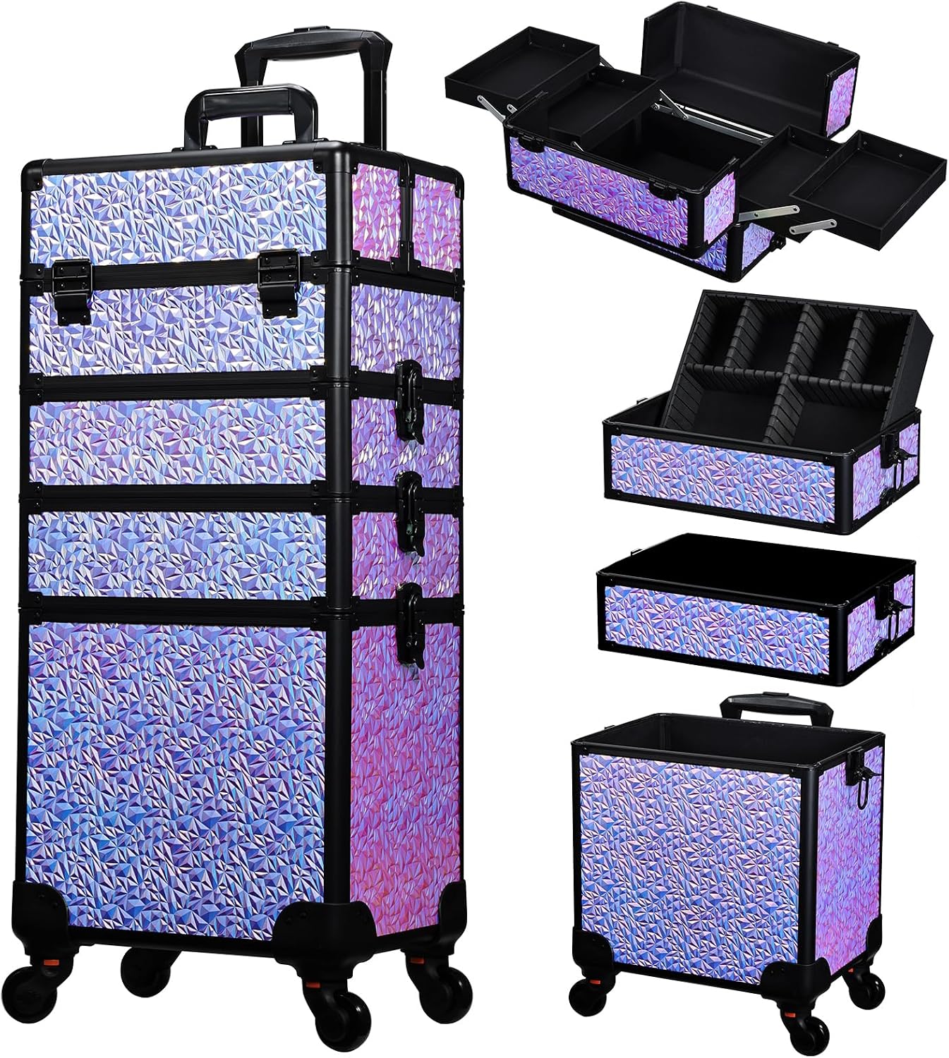 Rolling Makeup Train Case, Lar - Makeup review and price