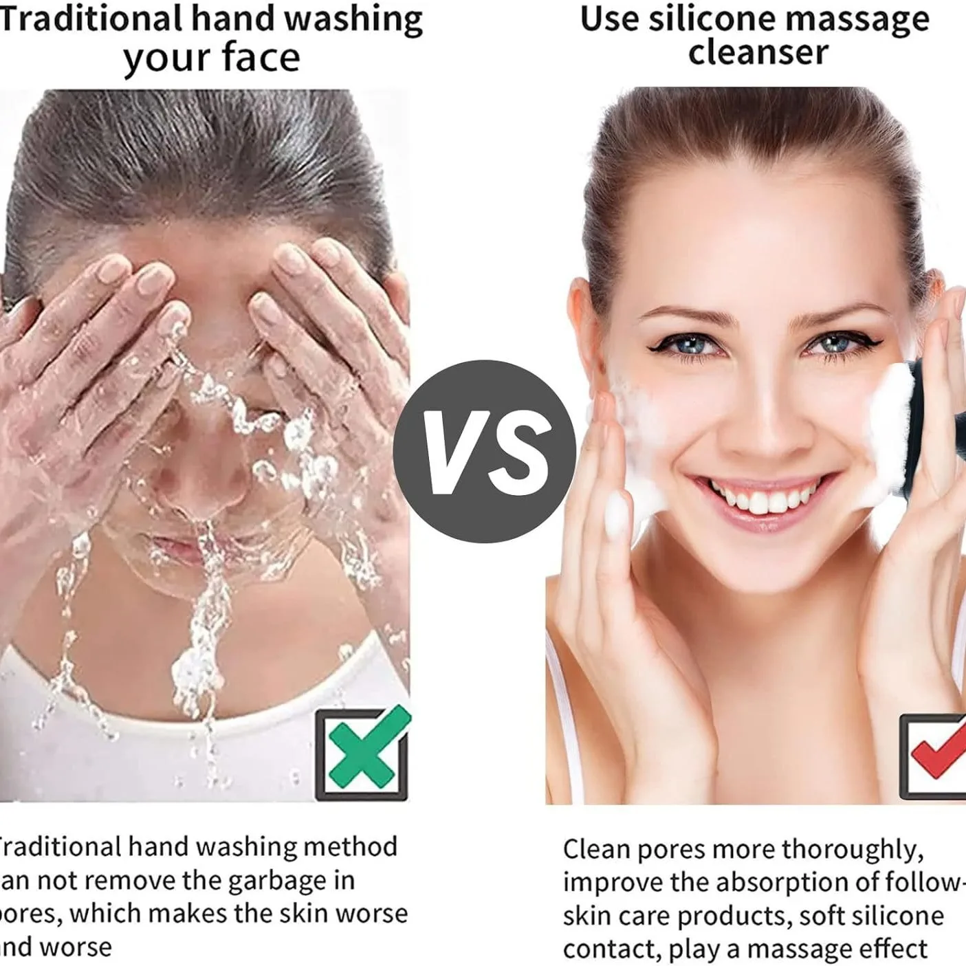 Silicone Face Scrubber for Men - Silicone Face Scrubber Electric review and price