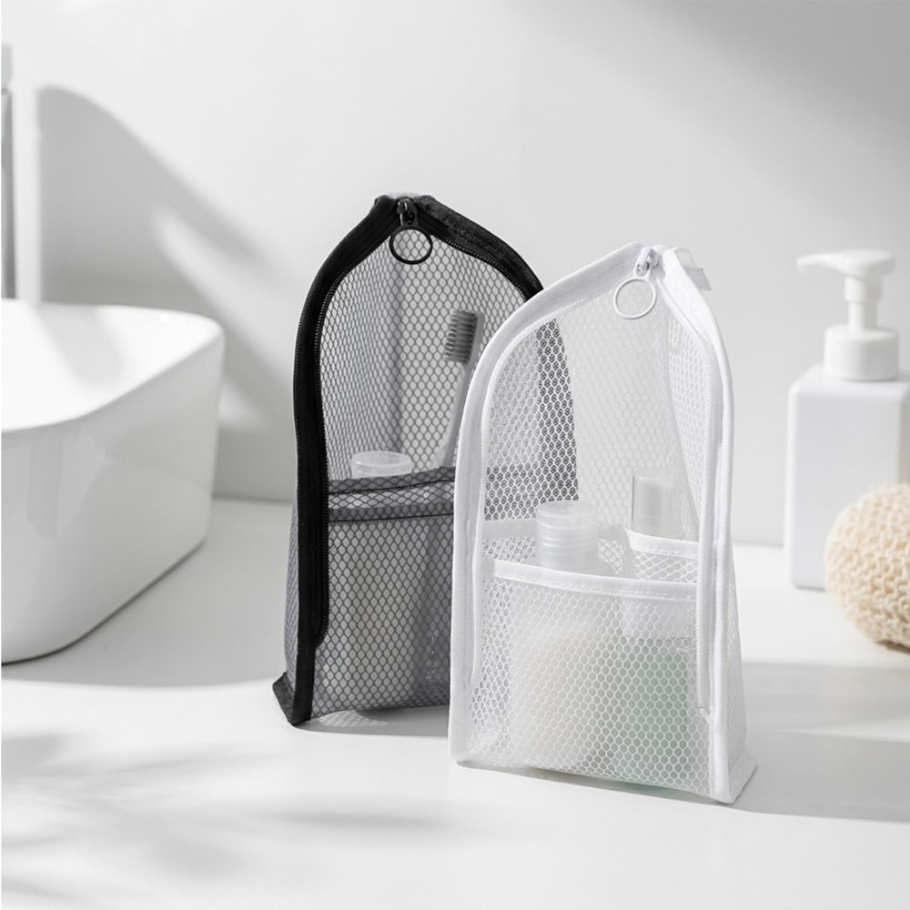 Mesh Toiletry Bag Breathable Q - Makeup review and price