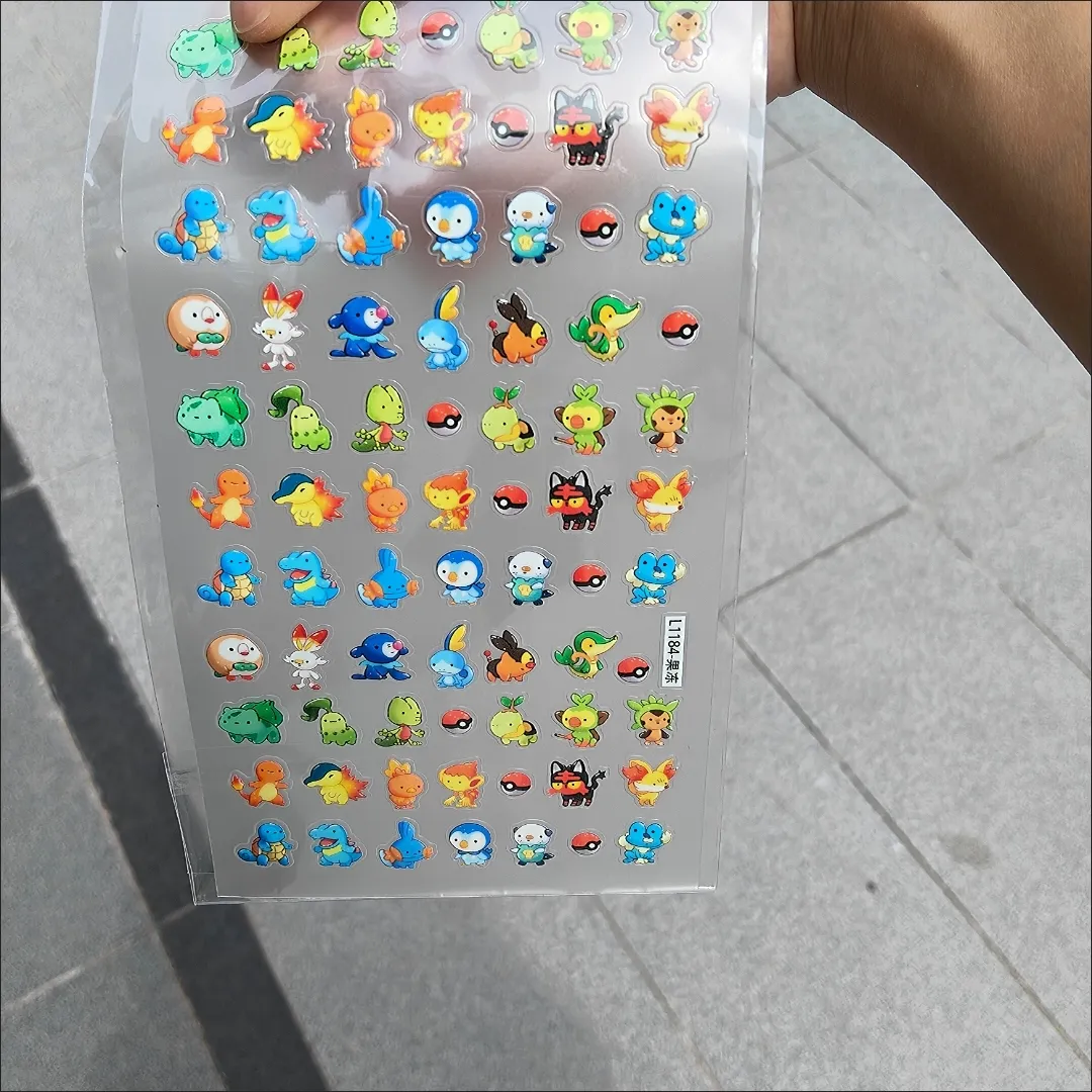  Nail Stickers Charmander Bulb - Nail Art review and price