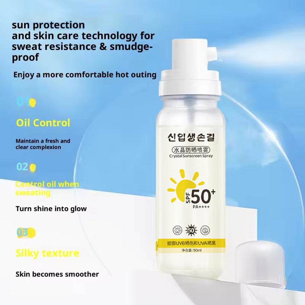 Korean Spf 50+ Sunscreen Spray - Spf 50 Waterproof Sunscreen review and price