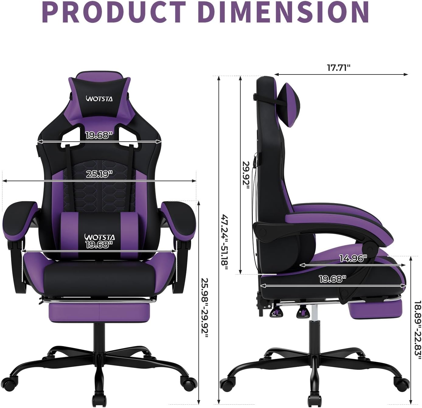 Gaming Chair with Massage,Ergo - Massage review and price