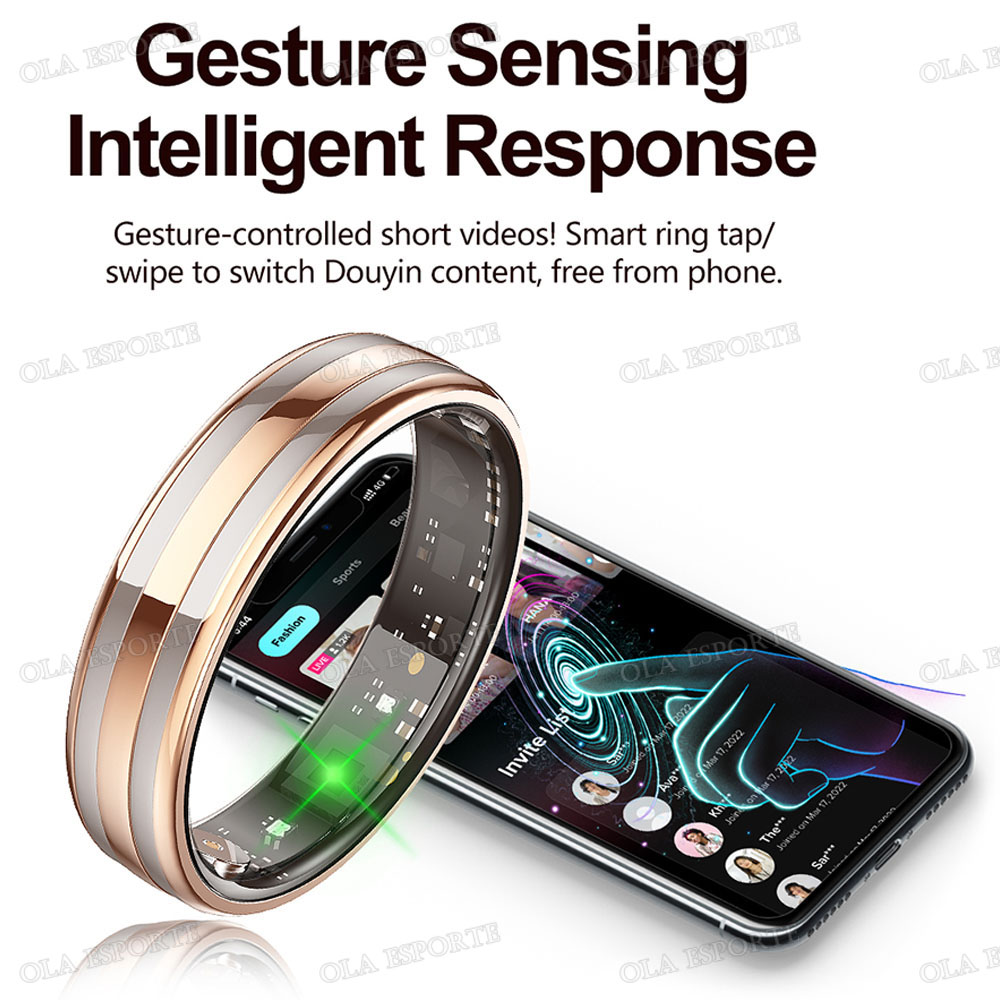 Gesture Sensing Smart Ring Hea - Health Monitors review and price