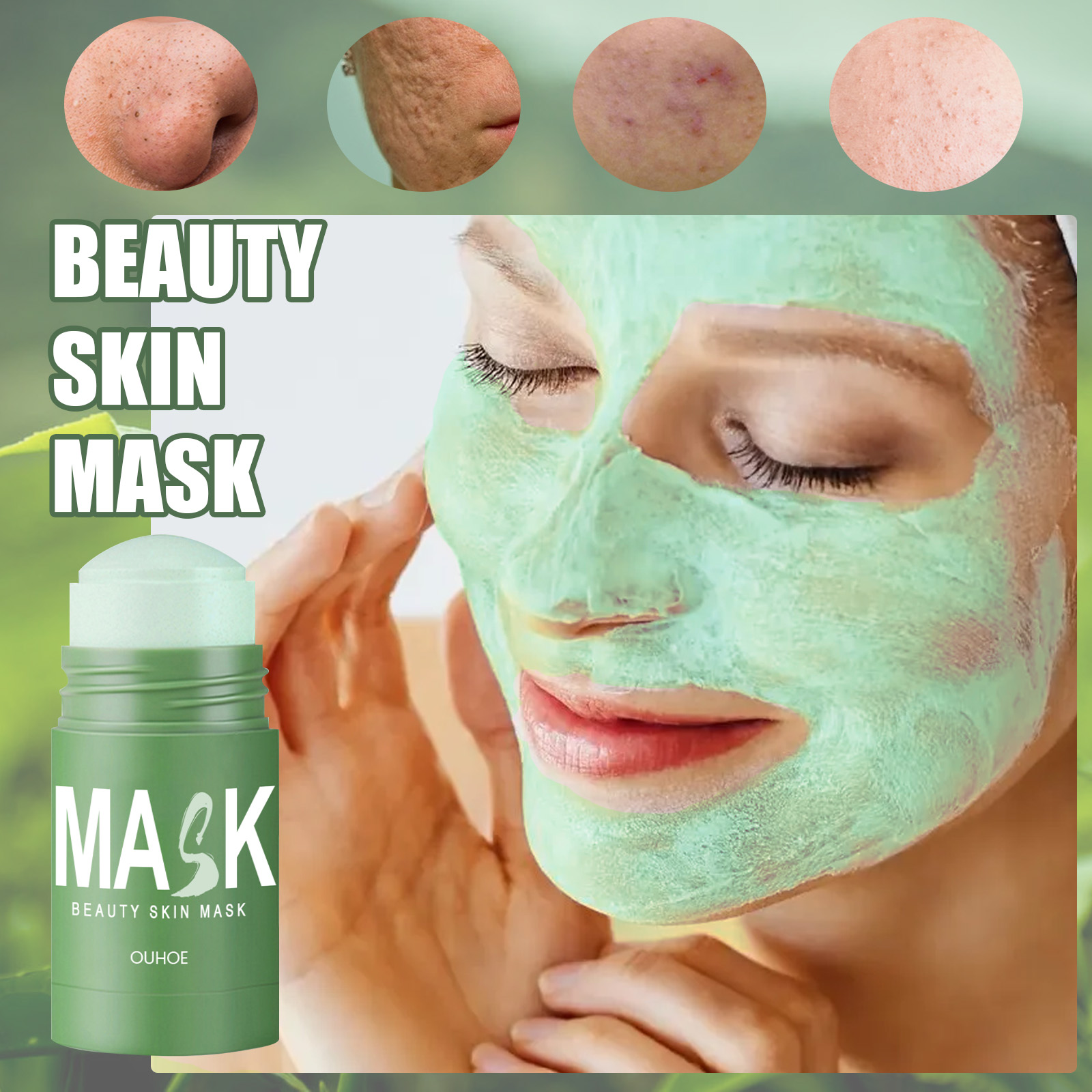 Green Tea Solid Mask Stick - D - Green Tea Cleansing Clay Mask review and price