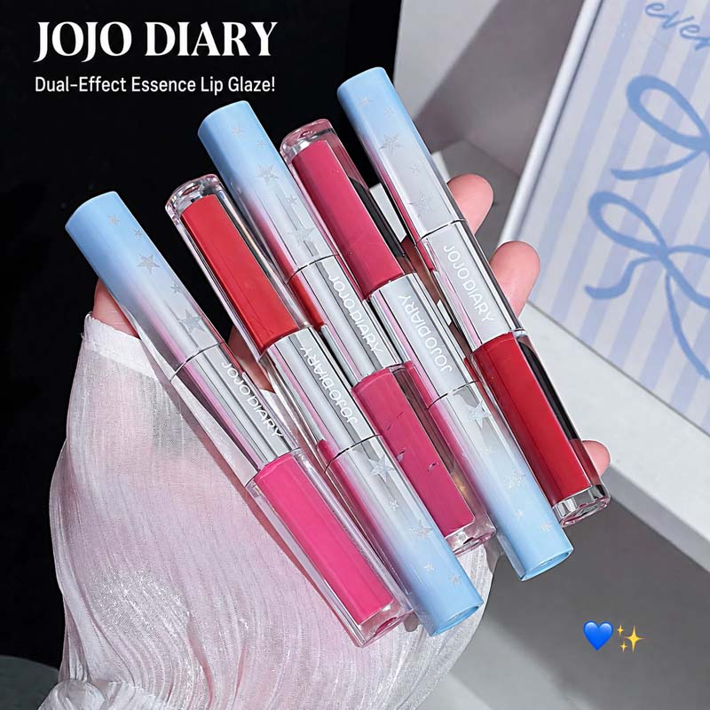 JOJO DIARY Dual Effect Lip Gla - Matte Velvet Lip Tint Long Lasting review and price